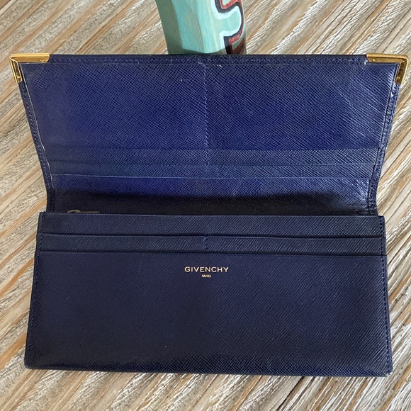 Givenchy - Navy Blue Long Wallet - Picture 6 of 14